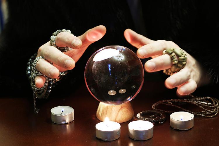 巫师,上方,透明,水晶球,占卜,未来_高清图片_全景视觉