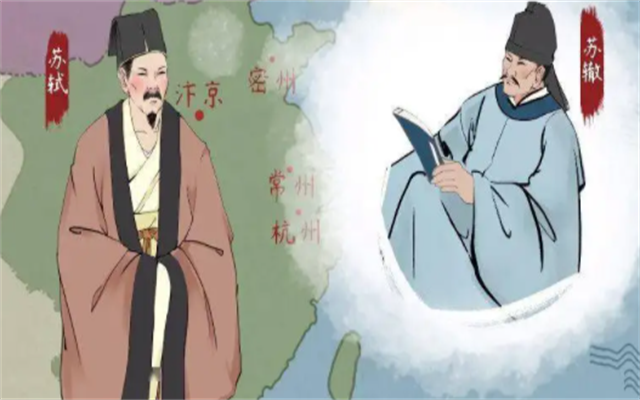 在唐宋八大家中,有三人出自同一个家族,他们就是苏洵,苏轼,苏辙父子.