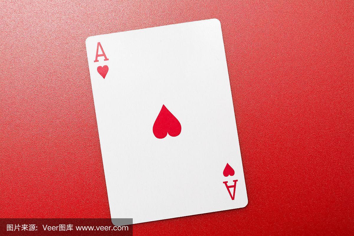 红桃a,扑克牌a,纸牌,红色,符号